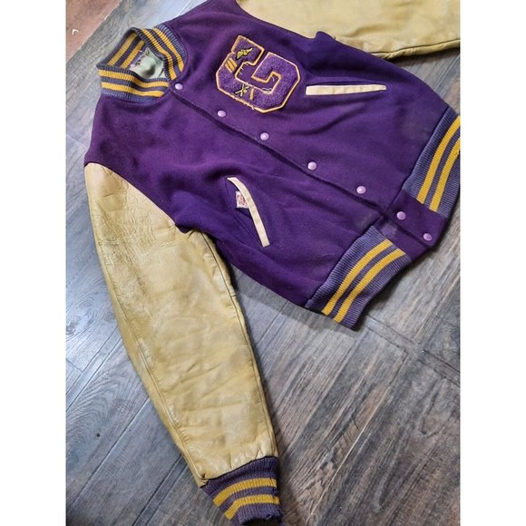 VTG 50S? MARSHALL GAMEMASTER  College Varsity Jacket. Big G.  Baseball & Track - Picture 3 of 16